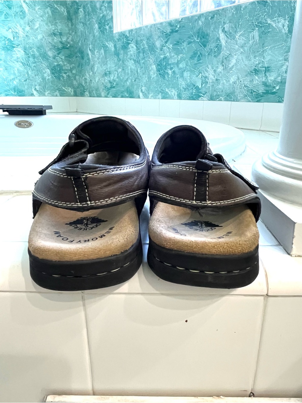 Men's Brown Casual Fisherman Sandals - Comfort Memory Foam - Picture 3 of 5